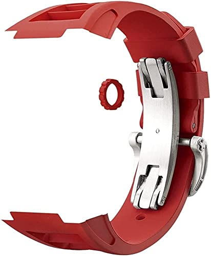 Bracelet Apple Watch 44mm antiallergique en caoutchouc fluoré durable