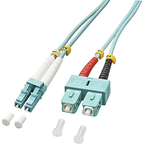 LINDY Fibre Optique Duplex LC/SC OM3 15m