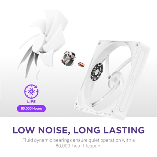 Image of F140Q - 140mm Quiet Airflow Fans - Single - White