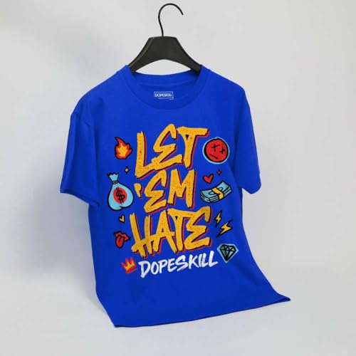 Image of DopeSkill Graphic Tee Streetwear Hip Hop Hypebeast Unisex T-Shirt Sneaker Colour Matching Shirts Inspired Motivation Quotes
