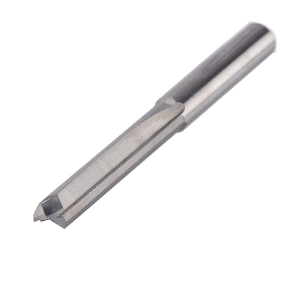 Frez walcowo-czołowy z węglika wolframu o wysokiej precyzji – 2-ostrzowy frez prosty do frezarki CNC – trzpień 3,175 mm do 8 mm(ST2F-D10.0-L52)