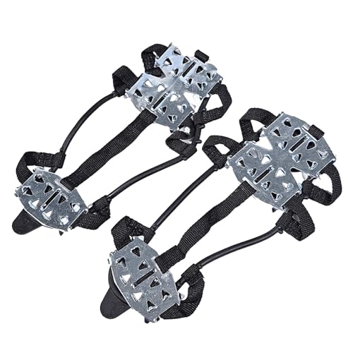 Lljsszr Ice Cleats Traction Cleats Snow Grips for Winter Climbing Snow Walking Hiking, M