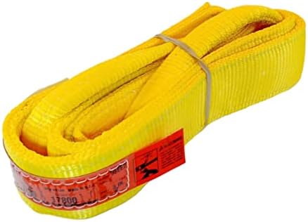 DD Sling (USA Made). 3" Widths by 6' to 20' Lengths in Listing, 2 Ply Twisted Eye, Nylon Lifting Slings, Eye & Eye, 8,900 lbs Vert, 7,200 lbs Choker, 17,800 lbs Basket Load Capacity (3" x 8')