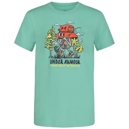Image of Under Armour Boys' Short Sleeve Graphic T-Shirt, Soft & Comfortable, Outdoor Collection