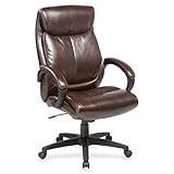 Lorell Executive Chair, 45.5' x 28' x 31.8', Brown