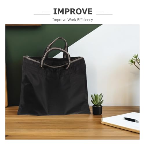 Bolso maletín resistente Beavorty con cremallera para proteger documentos importantes 3