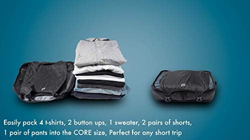 Compression Packing Cube Set - Perfect for Travel Carry-on and Packing Light 4 Compression Packing Cube Set - Perfect for Travel Carry-on and Packing Light