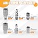 Ailbiuko Air Coupler & Plug Kit,28 Pieces 1/4