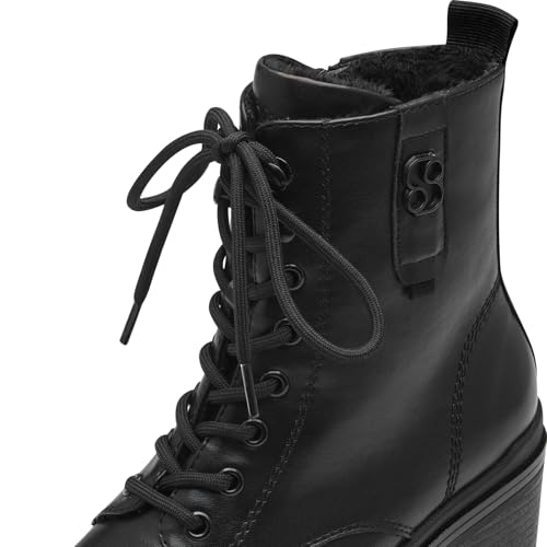 s.Oliver Damen Stiefeletten zum Schnüren mit Blockabsatz Herbst – Bild 6