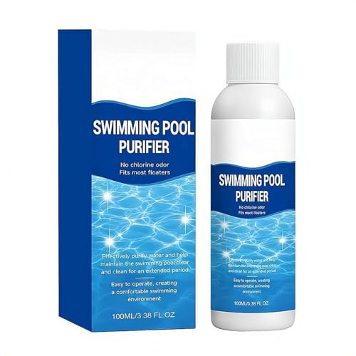 Hozonex Purificateur de piscine, purificateur d'eau Hozone X, purificateur d'eau de piscine, garde l'eau claire et élimine la nuage, purificateur d'eau liquide pour piscines creusées et hors sol