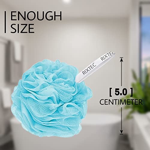 RIXTEC premium Bathing Round Loofah for Men and Women (MULTI COLOUR) (PACK OF 4) - Image 3