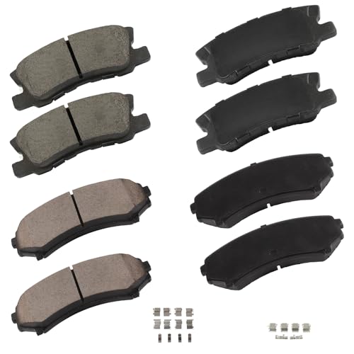 Image of CCIYU Front Rear D868 D867 Brake Pads Fit For 2004-2011 For Mitsubishi For Endeavor,2007-2009 For Grandis,2001-2006 For Montero, Disc Brake Pad Set 8PCS
