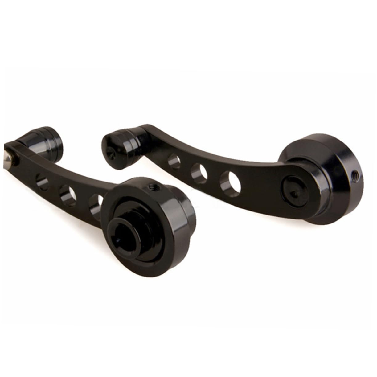 Zerodeko Manivelle de Fenêtre 4 Pièces en Alliage D’aluminium Noir