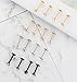 Masedy 16Pcs 16G 316L Stainless Steel CZ Labret Monroe Lip Rings Cartilage Helix Tragus Nose Piercing 8MM