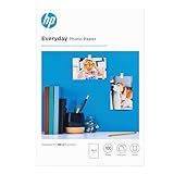HP Everyday Photo Paper | Glossy | 10 x 15 cm (101 x 152 mm)| 100 sheets| 200 g/m2 | Works with inkjet printers | White | CR757A