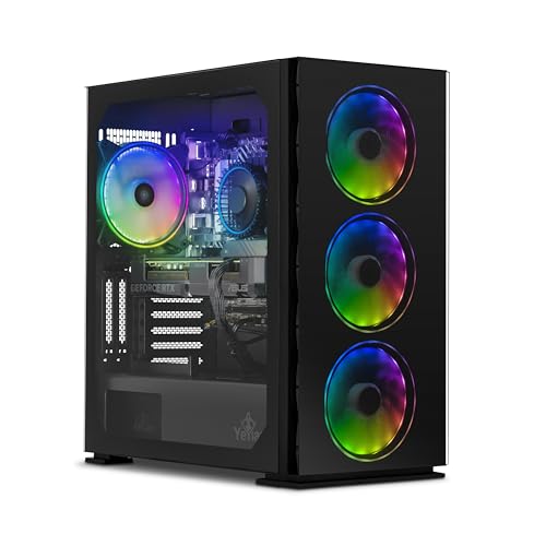 YEYIAN Yari Q[~OPC fXNgbvRs[^[ Intel i5 12400F 4.4GHzARTX 4060 Ti 1TB NVME SSDA16GB DDR4 RAM 3200AB660 MBA650W Gold PSUAWindo