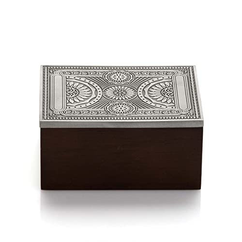 Royal Selangor Pewter Ace Playing Cards Caddy - Premium Cards Holder/Tray