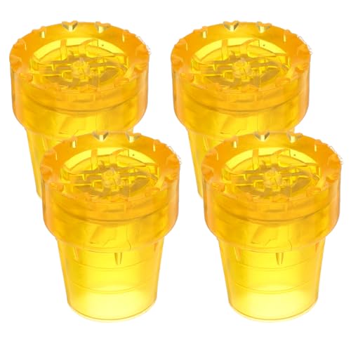 Beavorty Puntas Antideslizantes para Bastones y Muletas, 4 Unidades, Goma Resistente Tipo Caucho, Accesorio para Senderismo y Movilidad Segura, Compatible Bastones de Trekking y Caminar