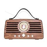 Freizeit und Vergnügen: Sie können eine gute Zeit gemächlich während des Reisens, der Freizeit, des Musikhörens genießen. Multifunktionaler Freizeit-Retro-Bluetooth-Lautsprecher, hochwertige Klangqualität, zurückhaltender Luxus, der Schöpfer neoklassischer Kunst, jeden Tag entspannt und glücklich.