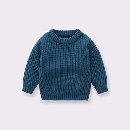 Toddler Girls Boys Knit Crochet Sweater Crew Neck Long Sleeve Infant Baby Tops Pullover Sweatshirt Fall Winter Warm Outfits2