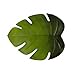 SlimpleStudio Taza para cepillarse los Dientes Hoja Mantel 2pcs la Forma de Hoja de Aislamiento Mat Simulación Tropical de la Tabla del cojín de Cocina Accesorios-Verde Copa de Cepillo de Dientes
