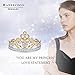 Yellow & White Gold Plated 925 Sterling Silver Princess Crown Rings - Top Tiara Ring Gift（yellow-gold-plated-silver，8）