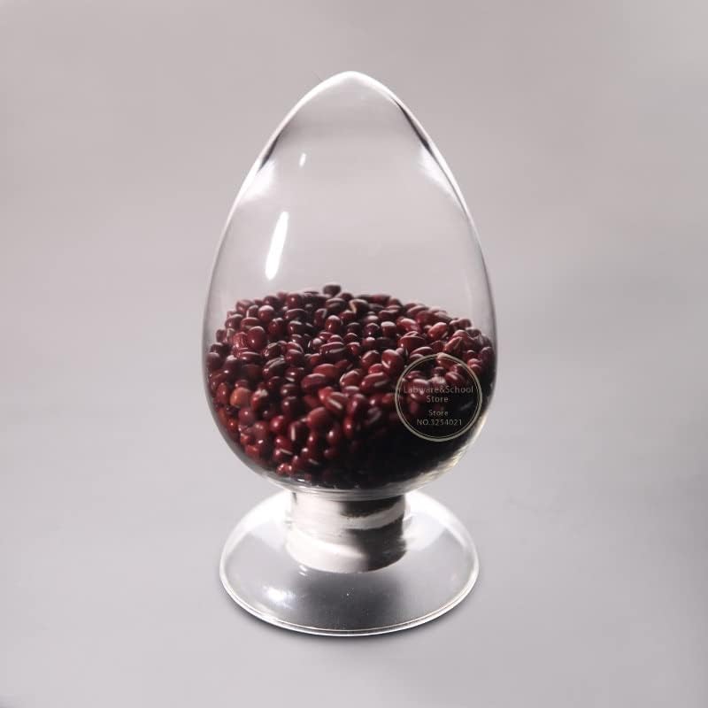 125ml 250ml 500ml Laboratory Glass conical Seed Bottles Glass vials Display Bottle with Rubber Stopper (Size : 500ml)