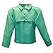 Stanco FR601M Cape Sleeve with Collar and Snaps, Cotton, Medium, Green