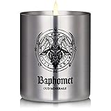 MASPRIV Gothic Scented Candle for Men - Rich Manly Scents, 50+ Hours Burn Time, Stainless Steel Tin
