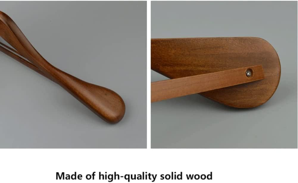 Coat Hangers with Non-Slip Trouser Bar 4 Pack Wooden Hanger for Suit Dress Clothes Hangers Hangers for Clothes Non Slip,