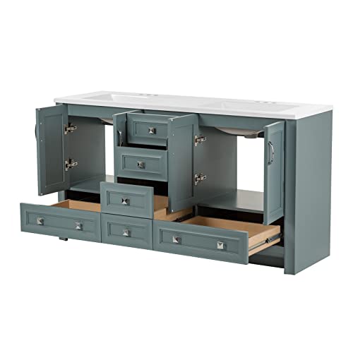 Spring Mill Cabinets Nimay Bathroom Vanity With Sink, Sage #TOP5
