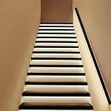 MNBVH Corrimano a Tubo a LED per Scale Interne, Supporto a Parete in Alluminio, ringhiere ...
