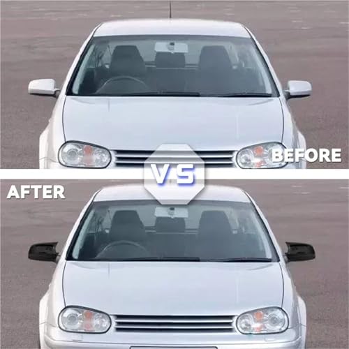 Capot de rétroviseur pour VW Jetta MK4 2001-2005 en finition carbone look coque latérale - 4