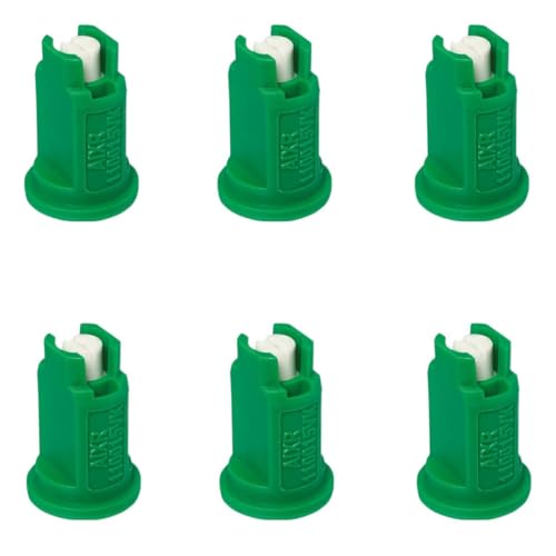 Pack of 6 - TeeJet Air Induction XR Flat Spray Tips Green 110° 0.15 GPM @ 40PSI Farmer Bob's Parts AIXR110015-VK