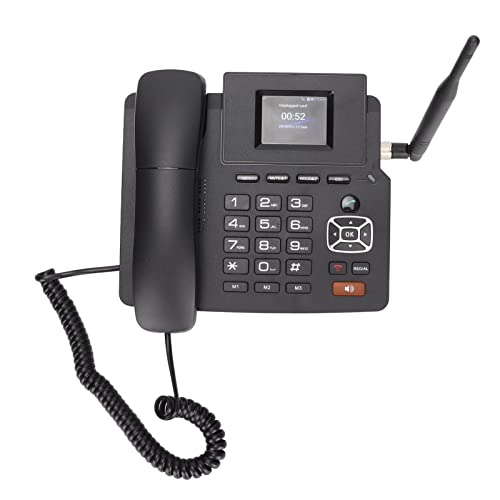 Telefone VOIP Sem Fio, Correio de Voz Multifuncional Tela Colorida de 2,4 Polegadas Telefone VOIP Ma