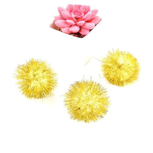 TOYANDONA 30 Stück Bunte Lamettakugeln Spielzeugbälle aus Lametta...