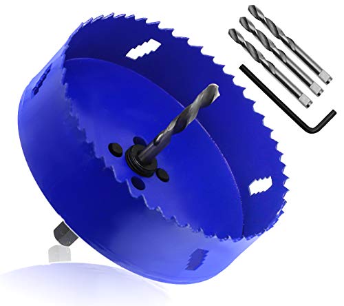 Image of 4-3 /4 Inch Hole Saw with Arbor, 1.2 Inch Cutting Depth