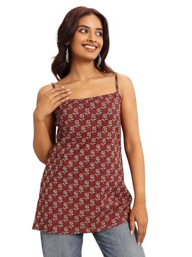 Image of Libas Printed Cotton Straight Kurti for Women Suit