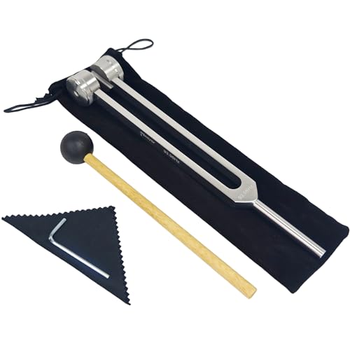 Miwayer Professional 93.96 Hz Tuning Forks for Healing, Medical, and Music - Multi-Frequency Tuning Fork Kit for Sound Therapy, Meditation, Chakra Balancing, and Instrument Tuning