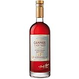 Campari Cask Tales 25% Vol. - Campari-Kräuterprofil mit fruchtig, süß cremigem Bittergeschmack - gereift in Bourbonfässern - 1,0 l