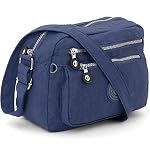 Kleine Schultertasche aus Wasserabweisendes Nylon – Handtasche für Damen & Mädchen - Crossbody Bag - Leichte Umhängetasche