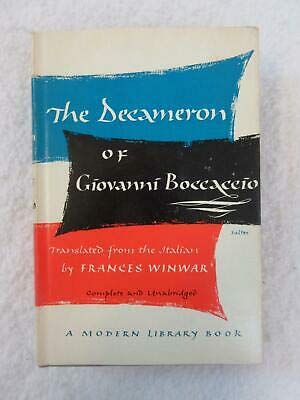 THE DECAMERON OF GIOVANNI BOCCACIO Frances Winw... B08DNYL88T Book Cover