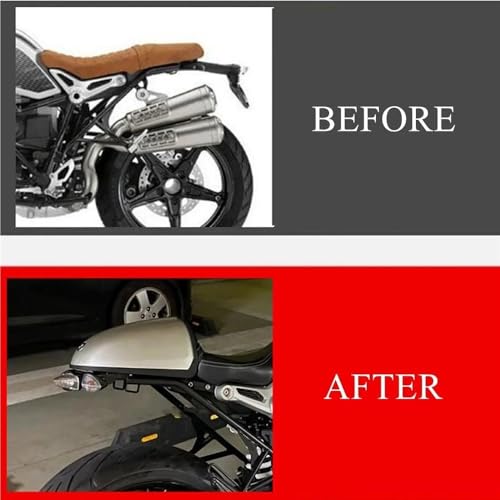 Support Plaque Moto LED R Nine T Accessoire Feu Arrière Clignotant - 3