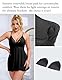 ohmydear Nachthemd Damen Sexy Negligee Ärmelloses Kurz Nachtwäsche Gepolsterte Damen-Schlafanzug V-Ausschnitt Babydoll Dessous Modal Pyjama Sleepwear Schwarz XL