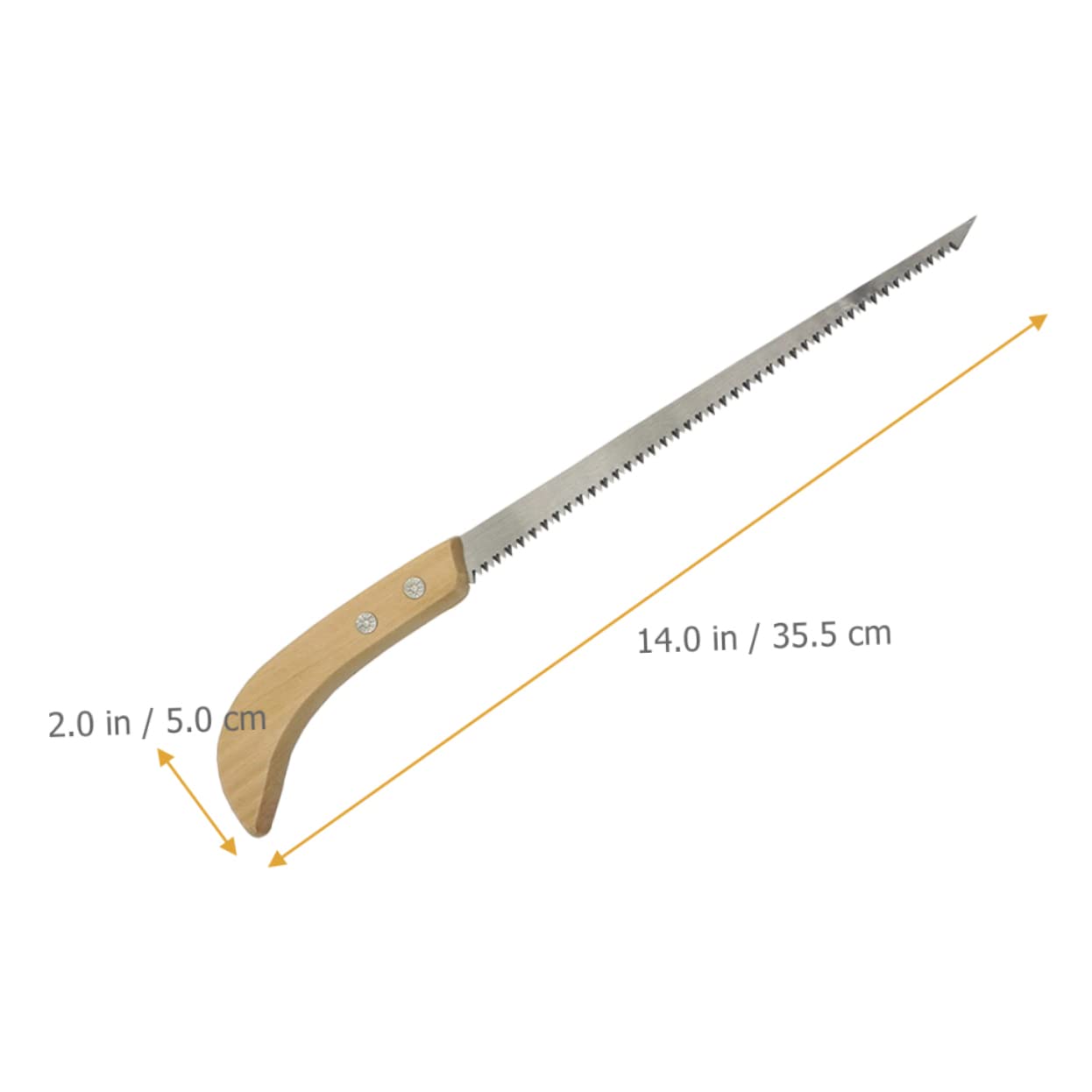 ifundom 3 Set Seghetto Da Giardinaggio Con Legno Antiscivolo Per Potatura E Falegnameria Strumento Compatto E Leggero 2 Pezzi*3