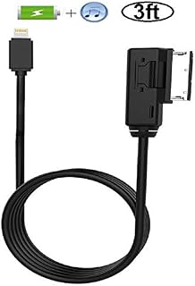 2020 Upgrade Version VW Audi Phone Cable Car Charging and Music Cable Adapter,AMI