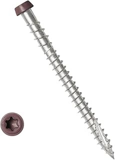 Composite Decking Wood Screw #10 x 2-1/2, Brown, 350