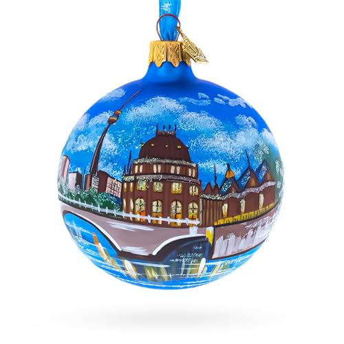 Berlin, Germany Glass Ball Christmas Ornament 3.25 Inches