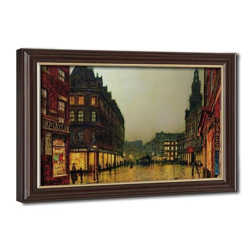 Toile Boar Lane Leeds Grimshaw | Évadez-vous au cœur des nuits victoriennes