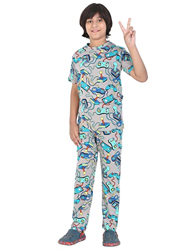 Image of Ninos Dreams Boys Cotton Coord Set /Boys Night Suit /Boys Loungewear /Boys Night Dress